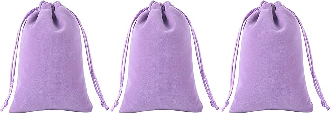KONMAY 20x Velvet Drawstring Bags Wedding Jewellery Party Gift Pouch