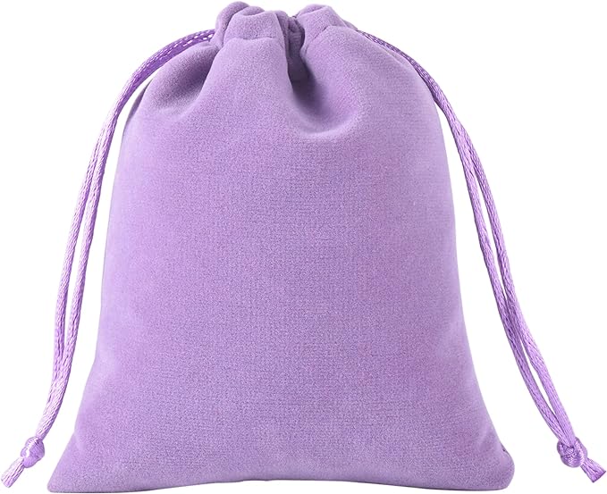KONMAY 20x Velvet Drawstring Bags Wedding Jewellery Party Gift Pouch