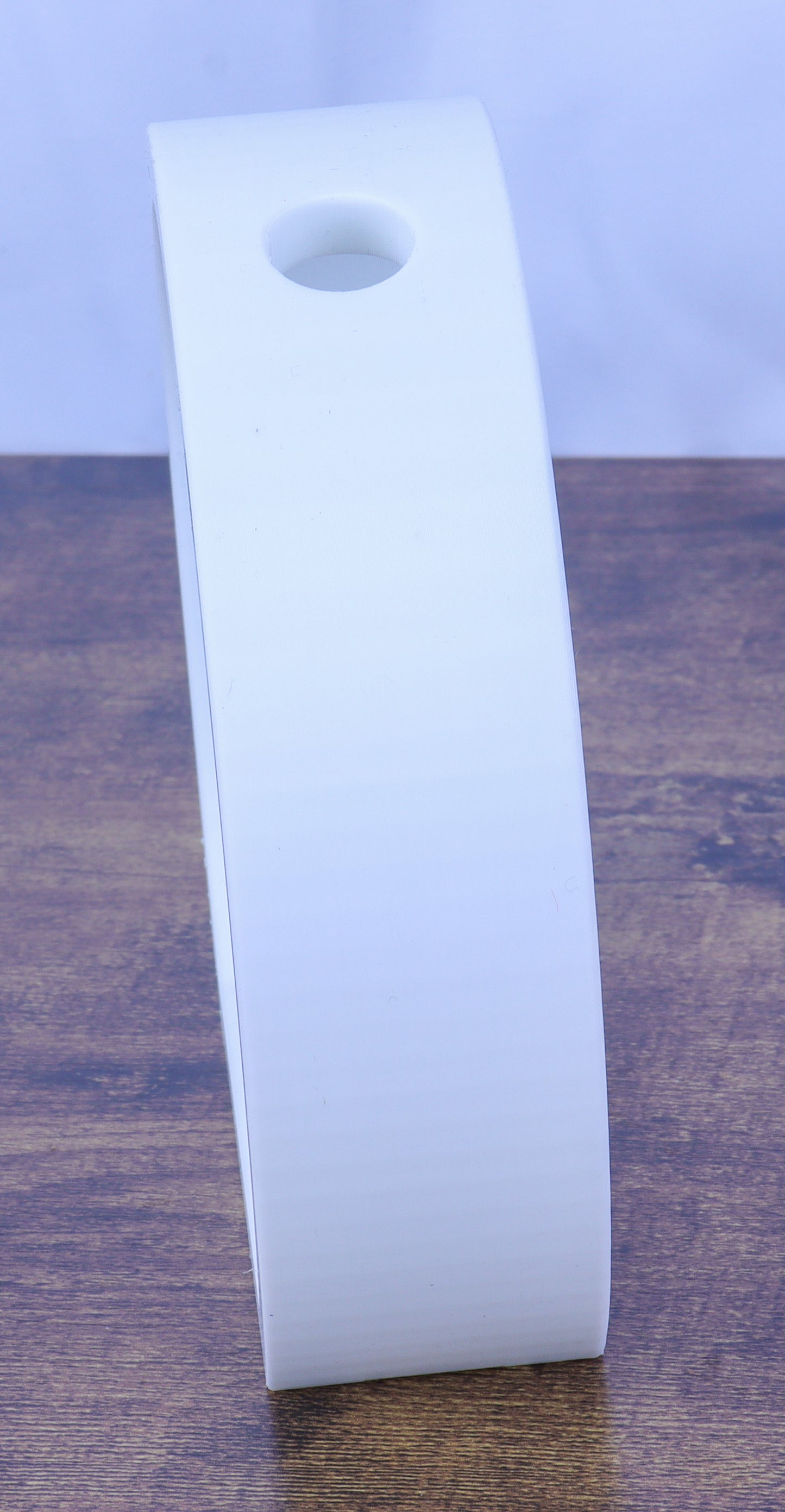 Modern Love Sign Bud Vase with Artificial Rose, White Circular Stand- Various Colours