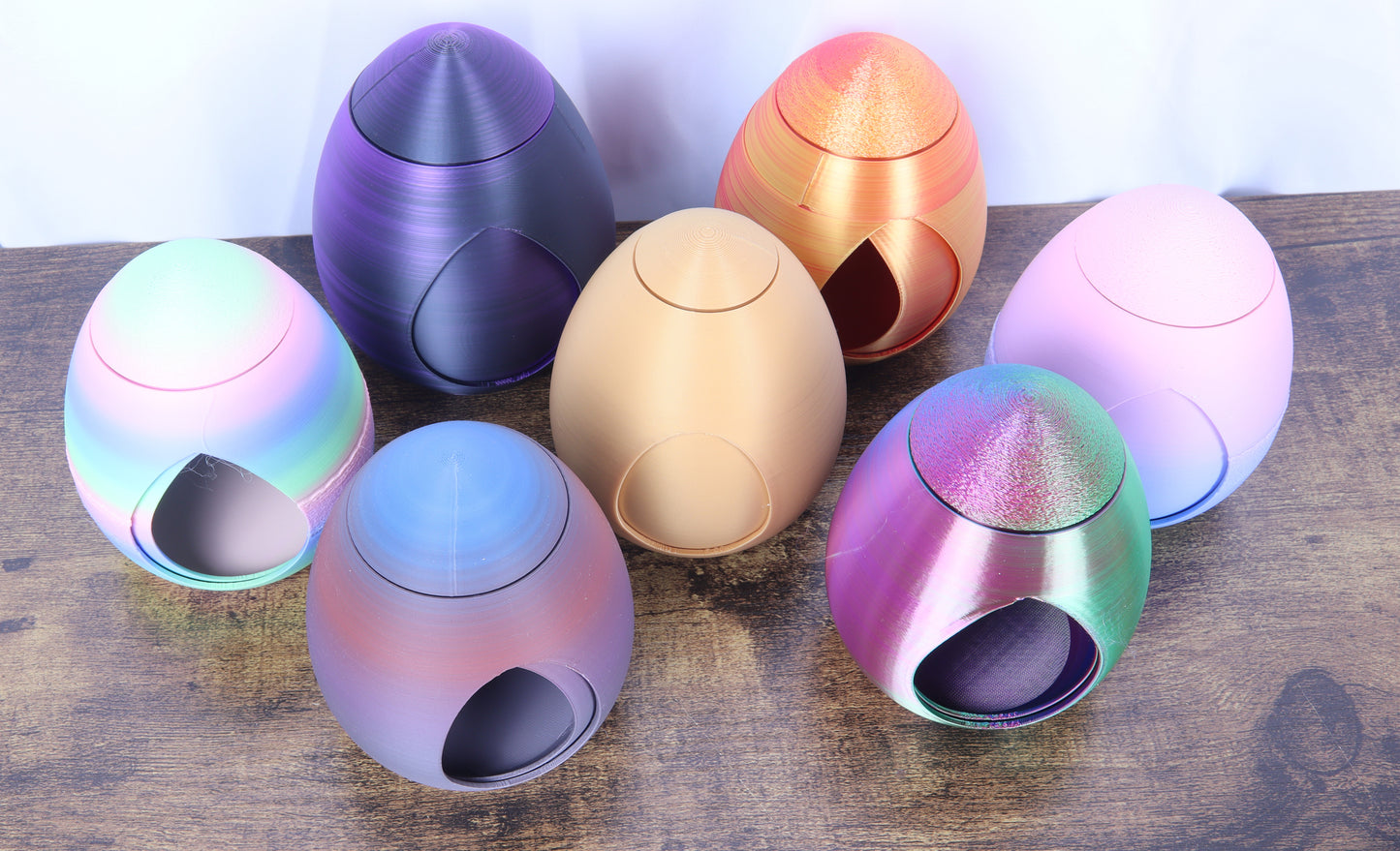 3D Printed Mystery Animal Pack, 10 Pieces, Fun and Unique Articulated Designs with Revolving Egg