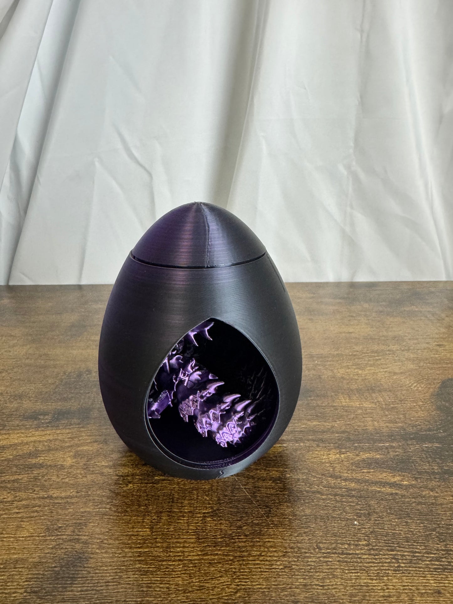 3D Printed articulated Dragon with Revolving Egg
