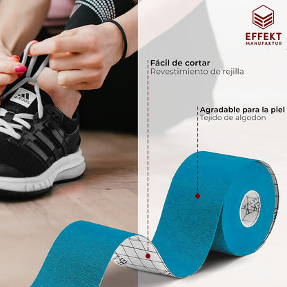 Effekt Manufaktur [5M X 5Cm] Kinesiology Tape Waterproof Elastic K Tape