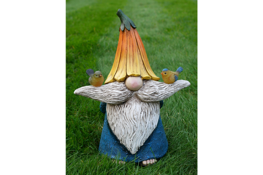 Garden Gnome with Solar Lights Novelty Ornament