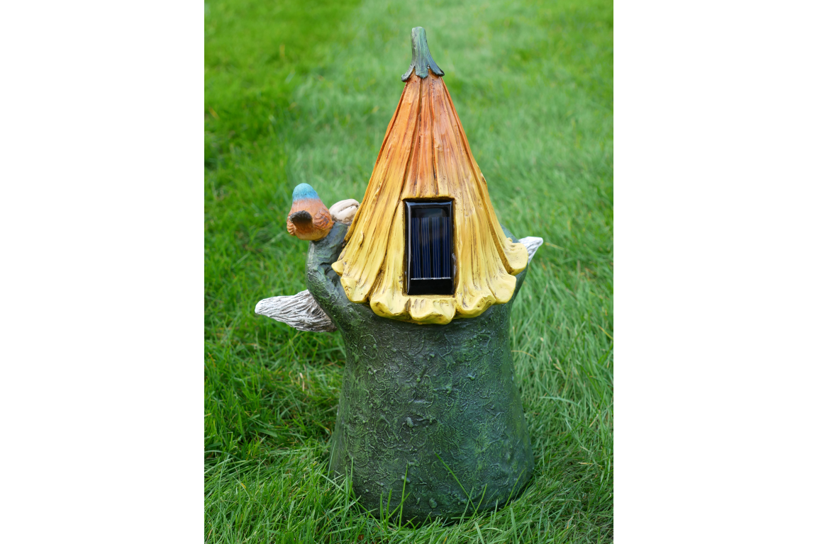 Garden Gnome with Solar Lights Novelty Ornament