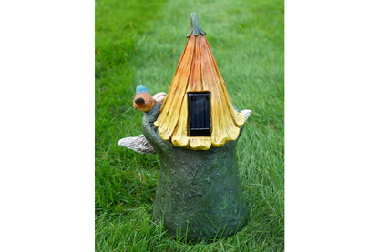 Garden Gnome with Solar Lights Novelty Ornament