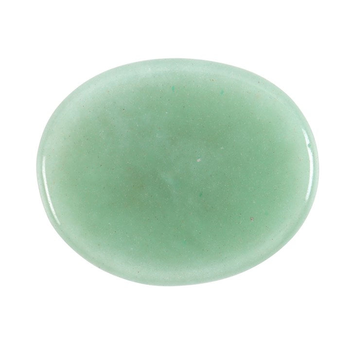 GOOD LUCK AVENTURINE CRYSTAL PALM STONE