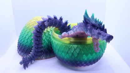 3D Printed Dragon with Egg