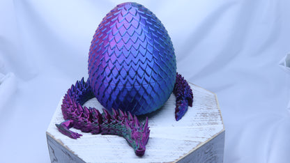 3D Printed Dragon with Egg