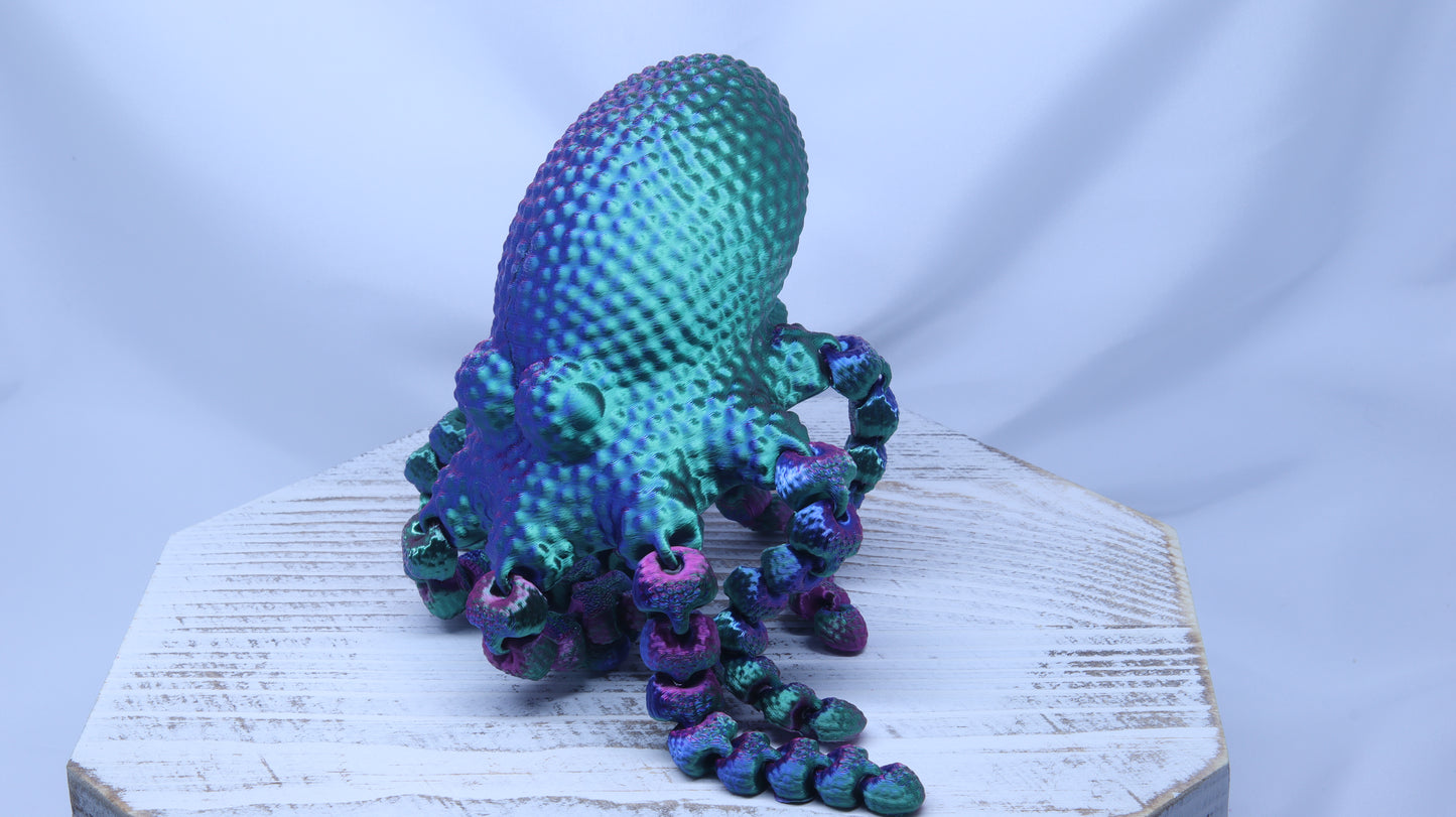 3D Printed Articulated Octopus