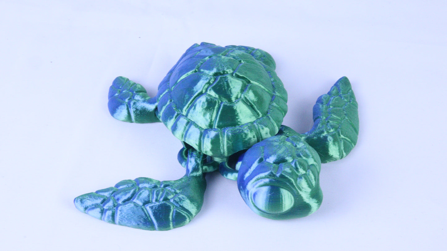 3D Printed Articulated Turtle