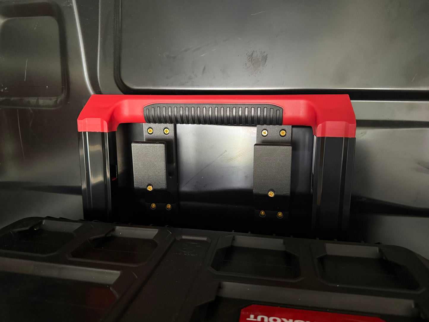 Storage Hooks Compatible with Milwaukee Packout Trolley - 3D Printed Reinforced Carbon Fibre PETG