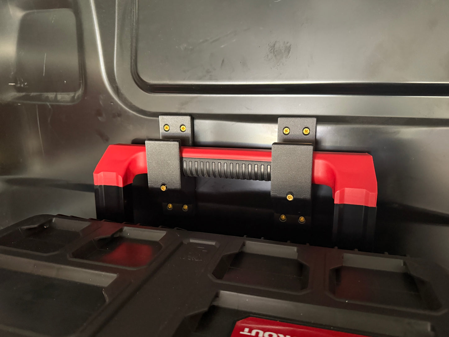 Storage Hooks Compatible with Milwaukee Packout Trolley - 3D Printed Reinforced Carbon Fibre PETG