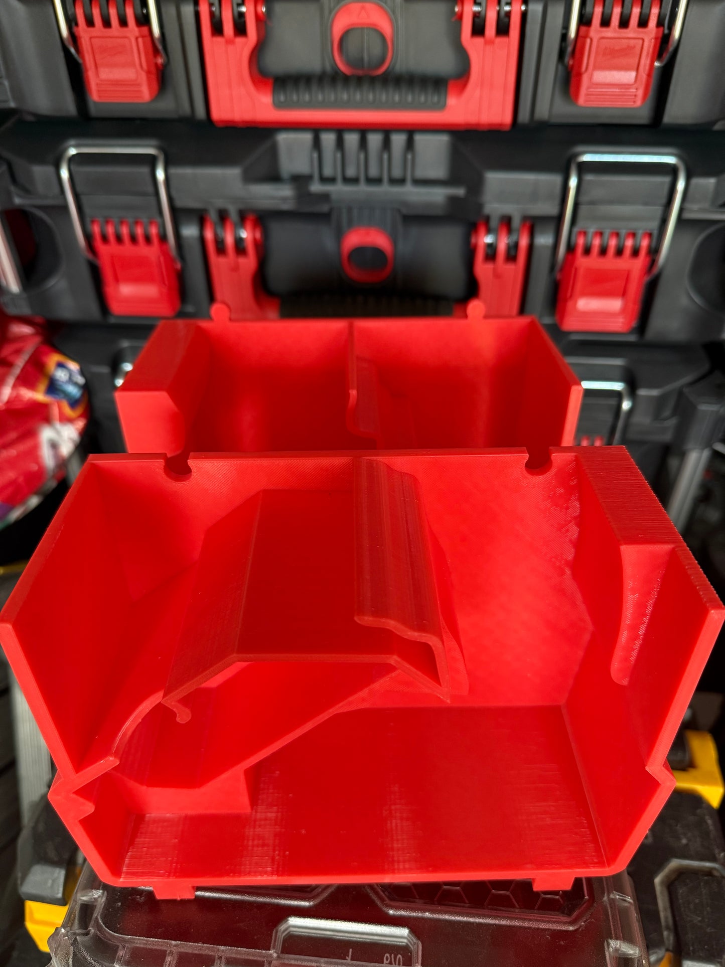 Milwaukee Compact Organiser Custom Insets which are Compatible with the Milwaukee M18 Fuel Impact Driver- Packout Mini Organiser