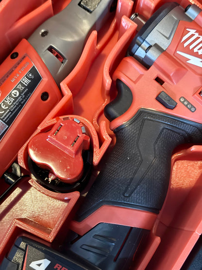 Milwaukee Packout Compact Organiser Custom INSERTs Compatible with the  M12 3/8 impact Wrench and Ratchet