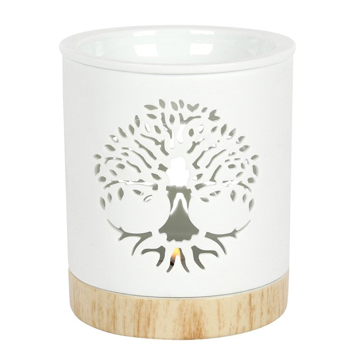 Tree of Life Wax Warmer Gift Set Sweet Cedar Candle Burner