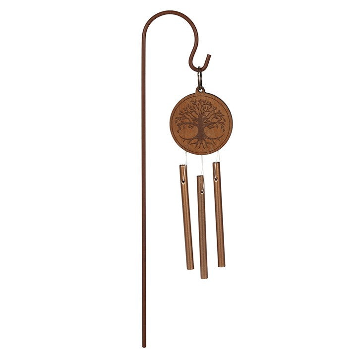 45CM TREE OF LIFE STANDING GARDEN WINDCHIME STAKE